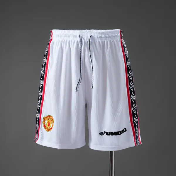 Manchester United 1998 retro shorts - A-Grade Quality Detail View