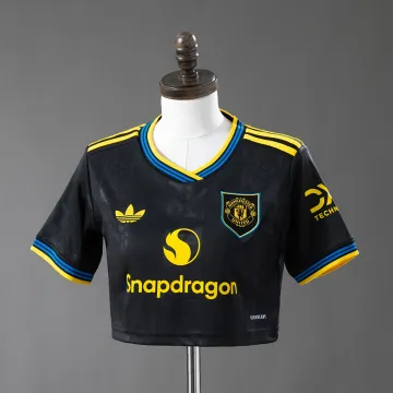 Manchester United 25/26 Third Away Women's crop top style