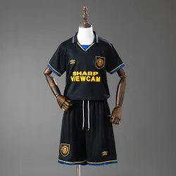 US20.98 - Manchester United 93/94 Away Retro Kids Kit Jersey