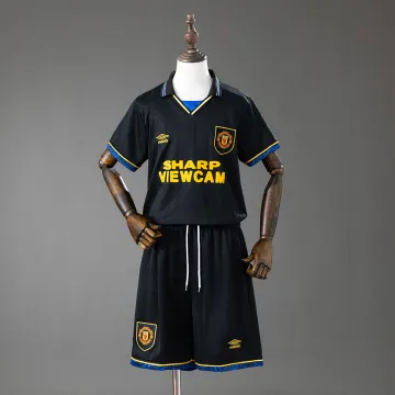 Manchester United 93/94 Away Retro Kids Kit Jersey