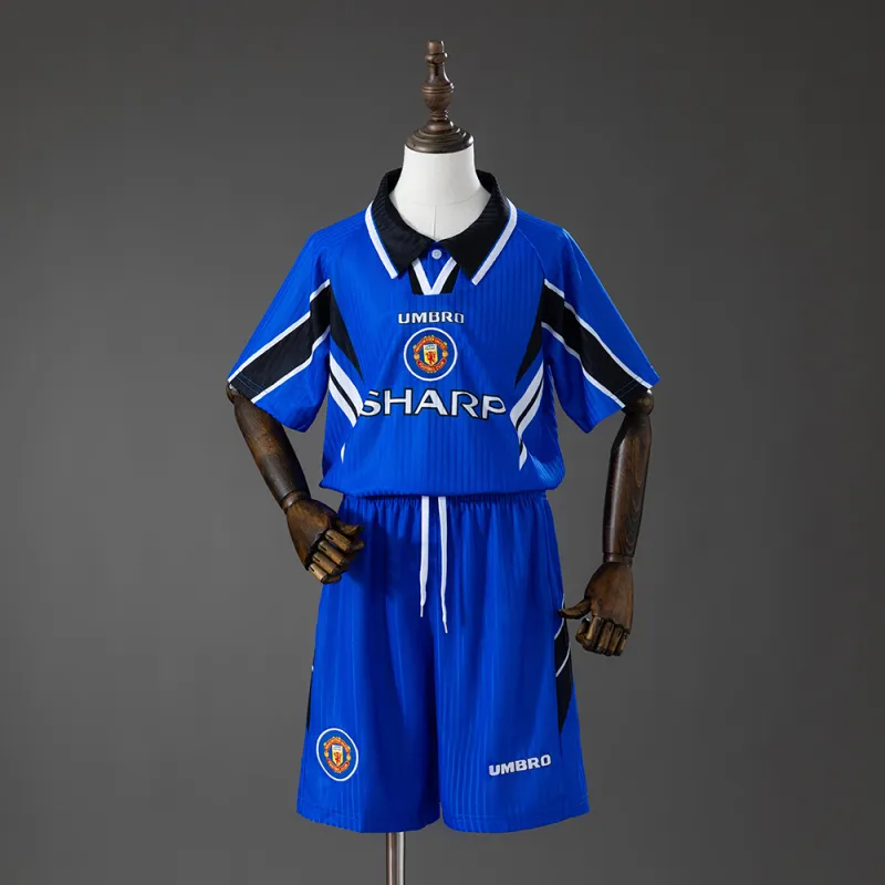 Manchester United 96/98 Third Away Retro Kids Kit Jersey