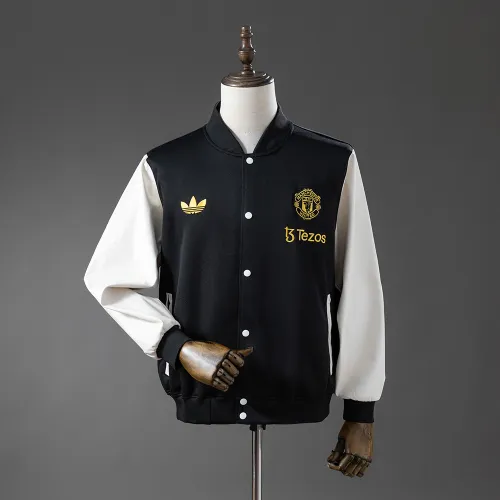 Manchester United Men's Jacket - White & Black