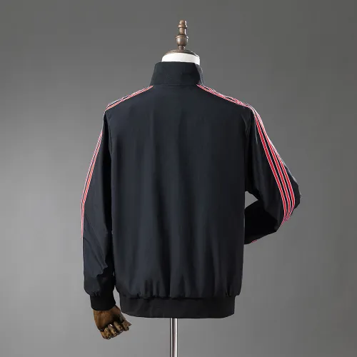 Manchester United Retro Windbreaker Black