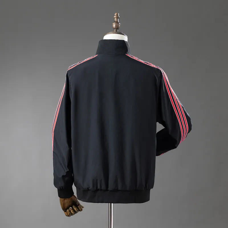 Manchester United Retro Windbreaker Black