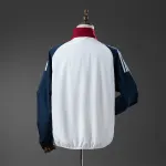 Manchester United Windbreaker White & Navy Blue