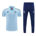 Manchester City 2025/26 POLO Trainingsanzug Hellblau