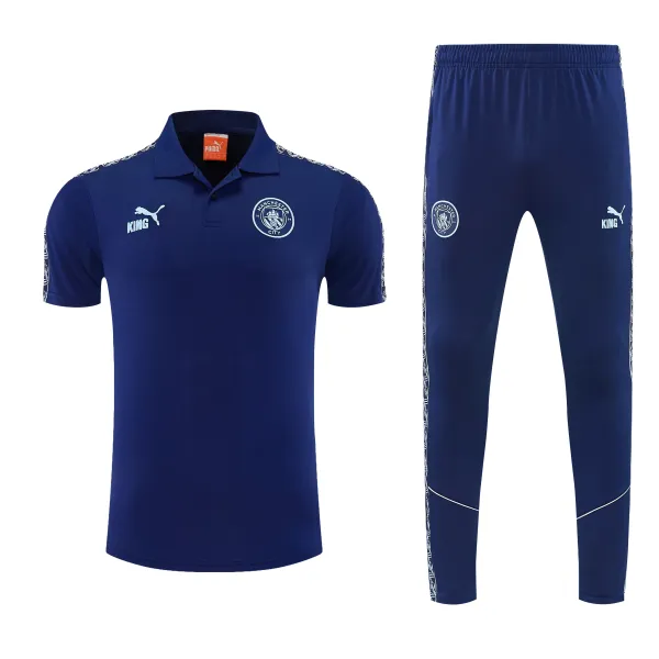 Manchester City Polohemd Saison 25/26 – A-Grade-Qualität – Detailansicht