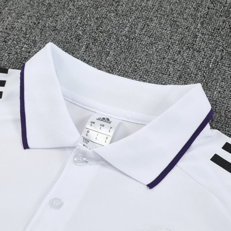 Manchester United 2025/26 POLO Training Suit White