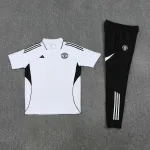 Manchester United 2025/26 POLO Training Suit White