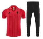 Manchester United 2025/26 POLO Training Suit Red Manchester United 2025/26 POLO Training Suit Red