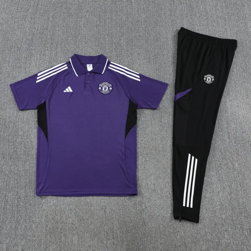 Manchester United 2025/26 POLO Training Suit Blue