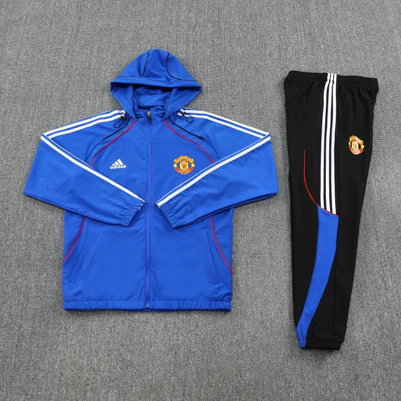 Manchester United 2026/27 Windbreaker Training Suit Blue