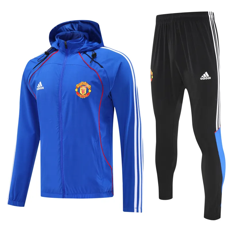 Manchester United 2026/27 Windbreaker Training Suit Blue
