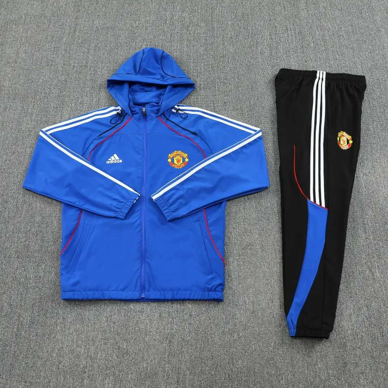 Manchester United 2026/27 Windbreaker Training Suit Blue