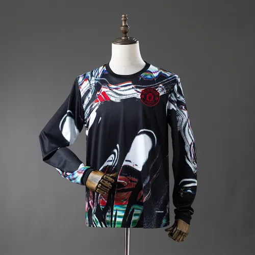 Manchester United 2025/26 Pre-Match Langarmtrikot