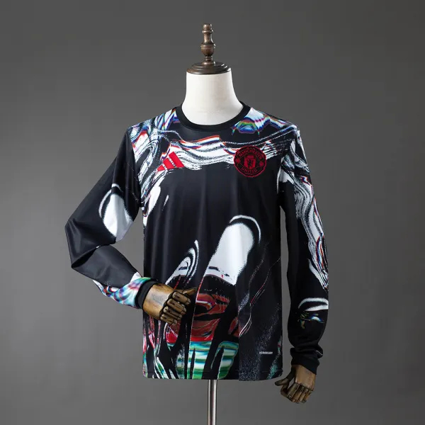25/26 Manchester United Pre-Match long sleeve jersey - A-Grade Quality Detail View