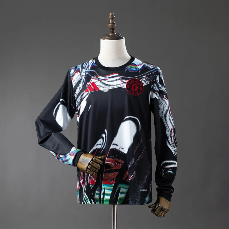Manchester United 2025/26 Pre-Match Long Sleeve Jersey