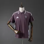 Manchester United 2025/26 POLO Men's Shirt - Purple