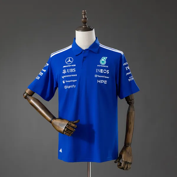 mercedes amg 2026 soccer polo - A-Grade Quality Detail View