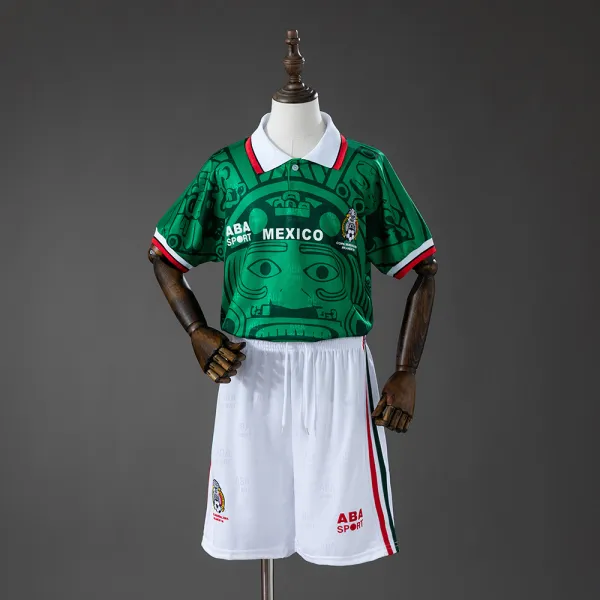 mexico 1998 retro kids jersey - A-Grade Quality Detail View