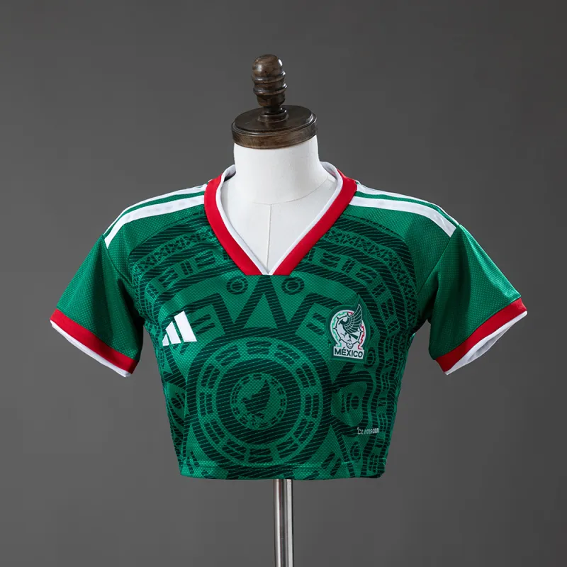 Mexico 2026 Home Women’s Crop Top Style