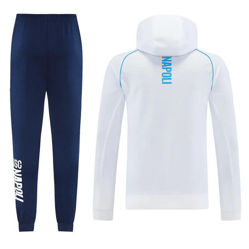 Napoli 2025/26 blanco sudadera chaqueta chándal