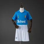 Napoli 87/88 Home Retro Kit Jersey voor kinderen Napoli 87/88 Home Retro Kids Kit Jersey