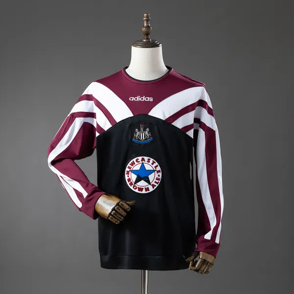 95/96 Newcastle-shirt met lange mouwen - A-kwaliteit - Detailweergave