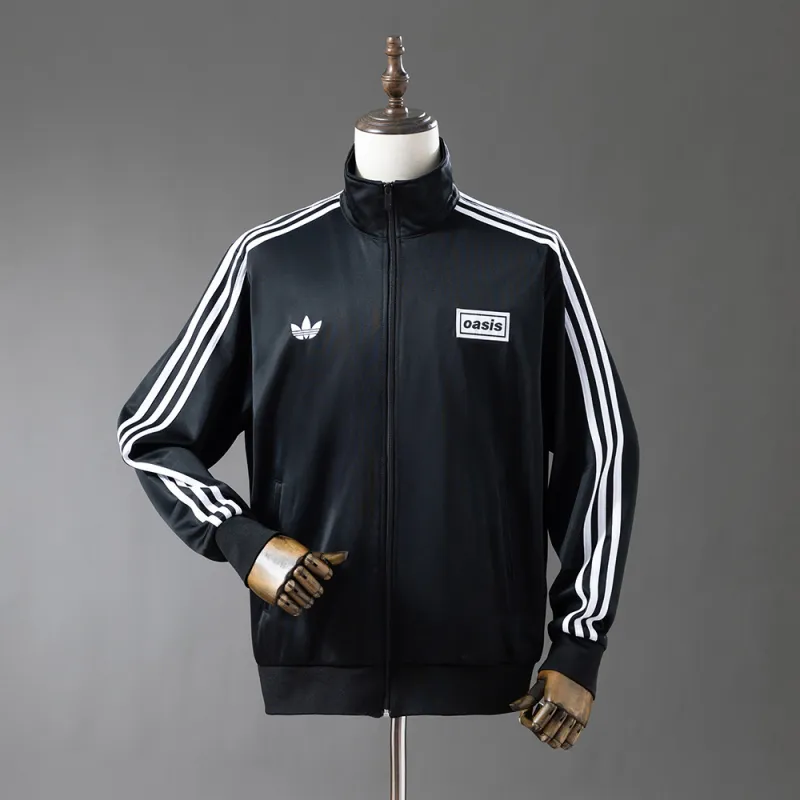 Oasis Flamingo Track Jacket Zwart
