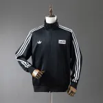 Oasis Flamingo Track Jas Zwart Oasis Flamingo Track Jacket Zwart