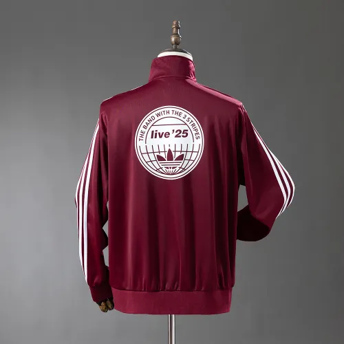 Oasis Flamingo Track Jacket Bourgondië