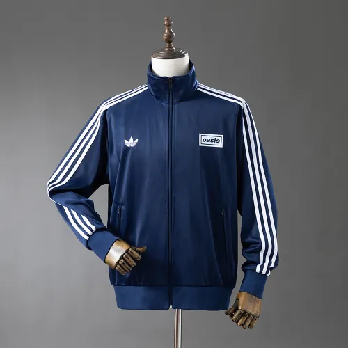 Oasis Flamingo Track Jacket Navy Blue