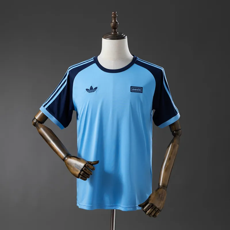 Oasis Live ’25 Originals 3/Stripes Football Shirt Blue