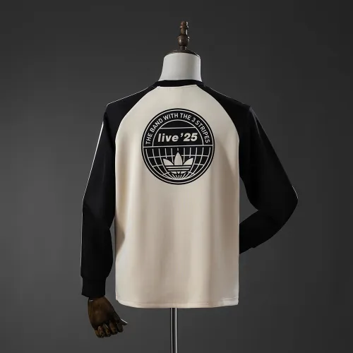 Oasis Tour Three/Striped Long/Sleeve T/Men’s Shirt Beige