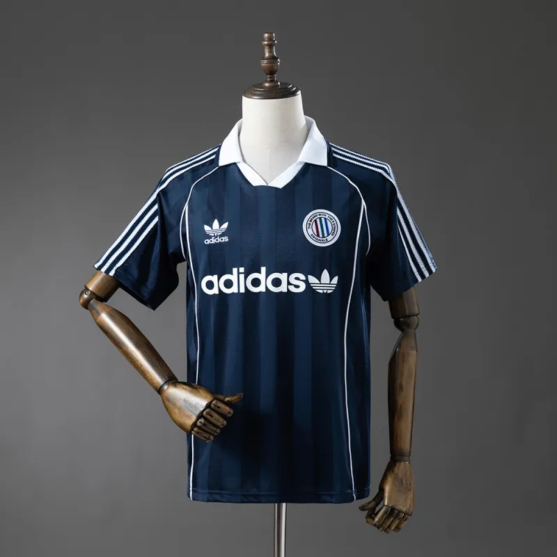 2026 Originals Classic 3 Stripes Soccer Jersey Navy Blue