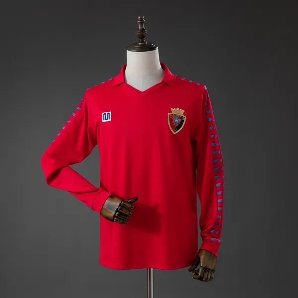 Osasuna 1983 retro long sleeve jersey - A-Grade Quality Detail View