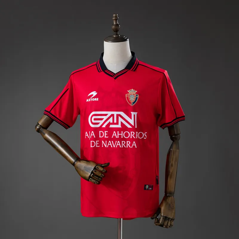 Camisa retro de casa do Osasuna 98/00