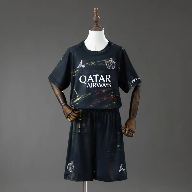 PSG 2025/26 Night Edition Kinder Trikot