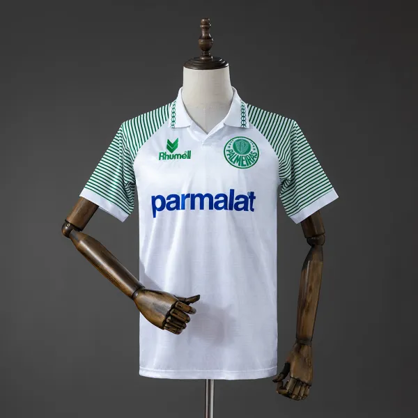 Camisola retrô 92/93 do Palmeiras - Qualidade A Vista detalhada