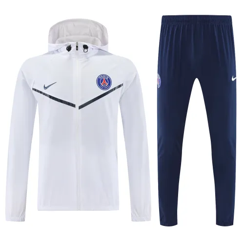 Tuta da allenamento PSG 2026/27 in giacca a vento bianca