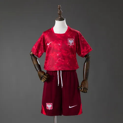 Maglia Polonia 2026 Away Kit Bambini