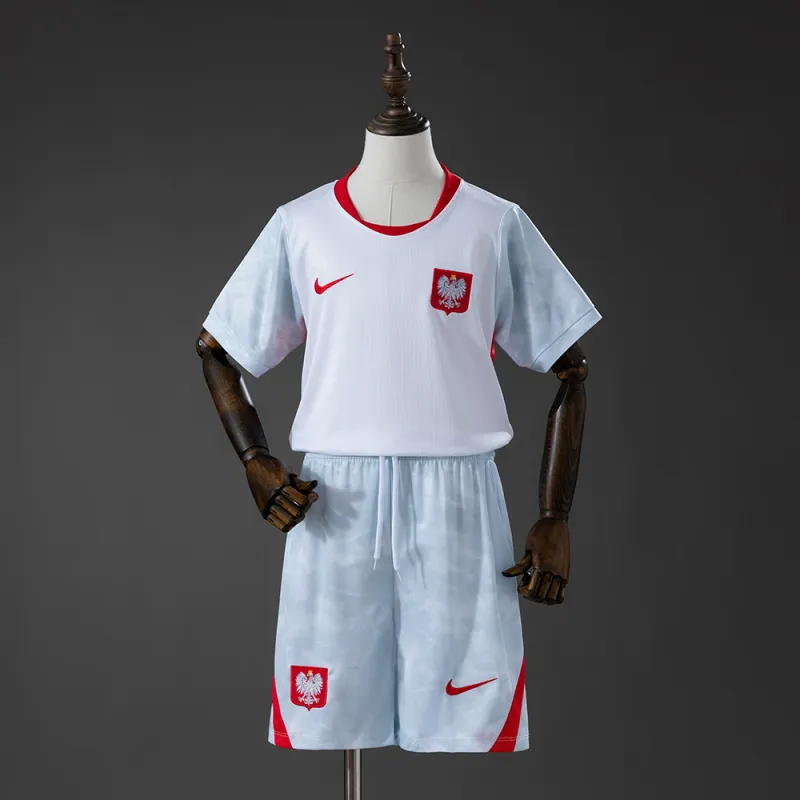 Maglietta Polonia 2026 Home Kids Kit