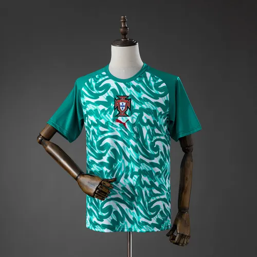 Portugal 2026 Aufwärmtrikot - Grün