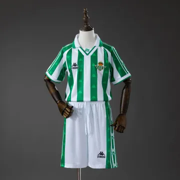 Real Betis 95/97 Home Retro Kids Kit Jersey