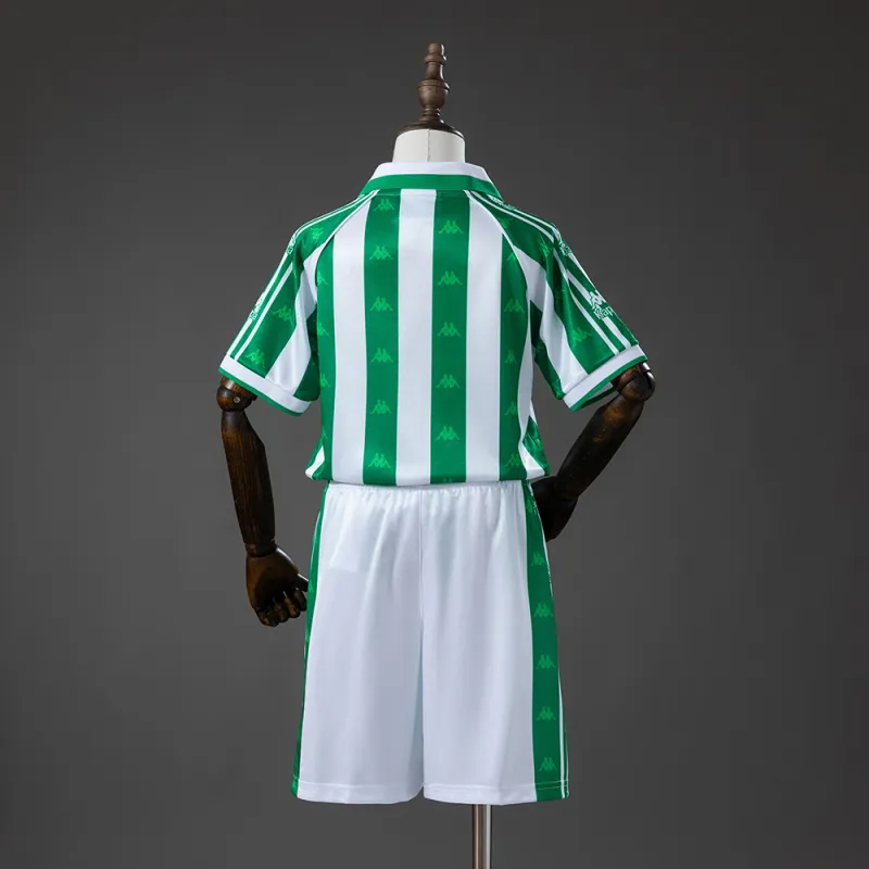 Real Betis 95/97 Home Retro Kids Kit Jersey
