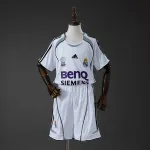 Real Madrid 06/07 Home Retro Kids Kit Jersey