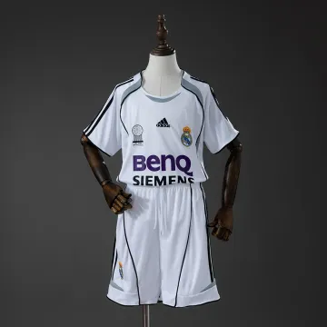 Real Madrid 06/07 Home Retro Kids Kit Jersey