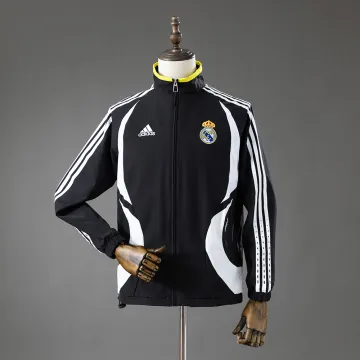 Real Madrid 06/07 Windbreaker - Black