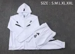 Real Madrid 2025/26 White Hoodie Suit