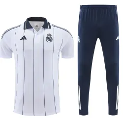 Tuta da allenamento Real Madrid 2025/26 POLO Blu - foto del prodotto US35.99 - Tuta da allenamento Real Madrid 2025/26 POLO Blu